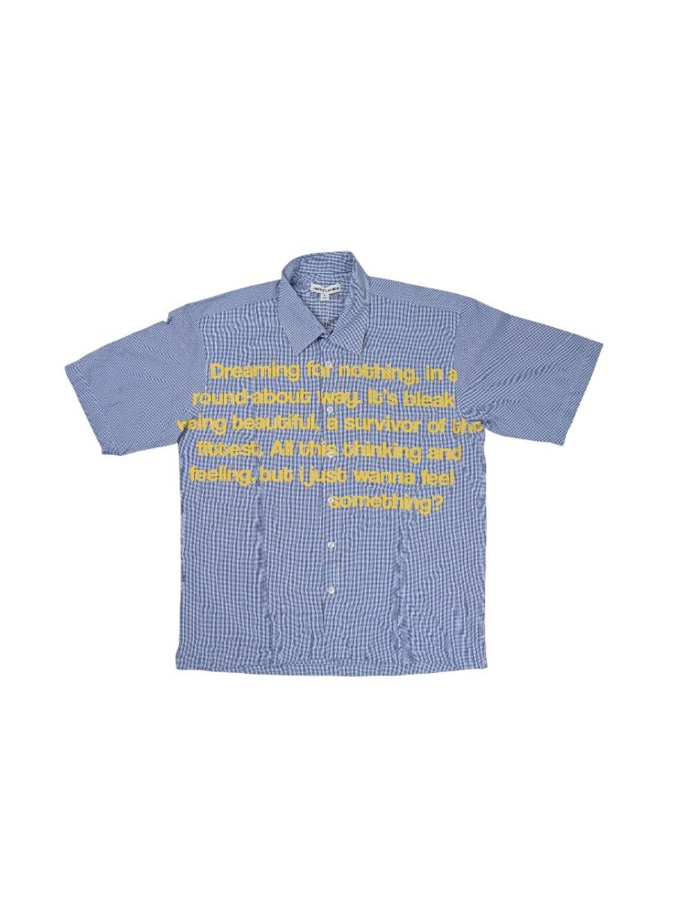 Jaded London Prose Gingham Shirt in Blue